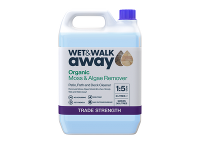 Wet & Walk Away Organic Moss & Algae Remover, Patio Cleaner, Mould, Lichen Remover Concentrate