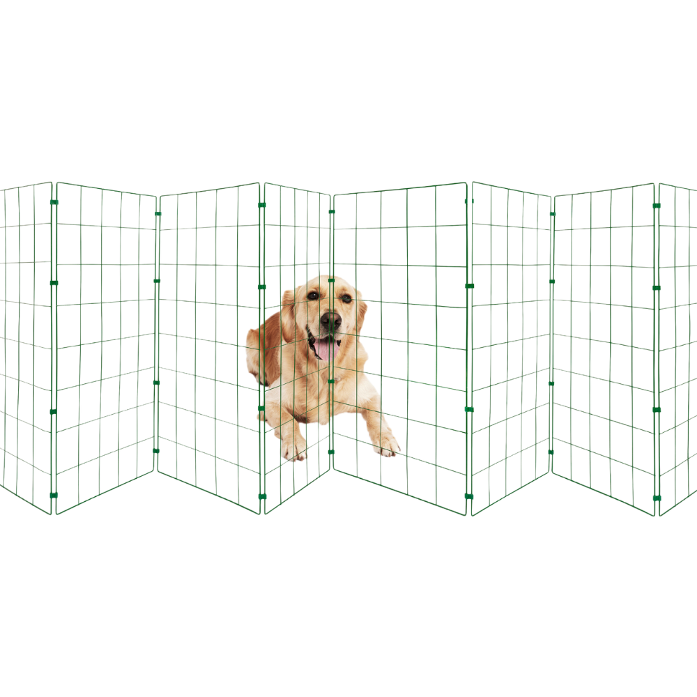 1m High Foldable Dog Fencing - 100mm x 125mm Mesh Size