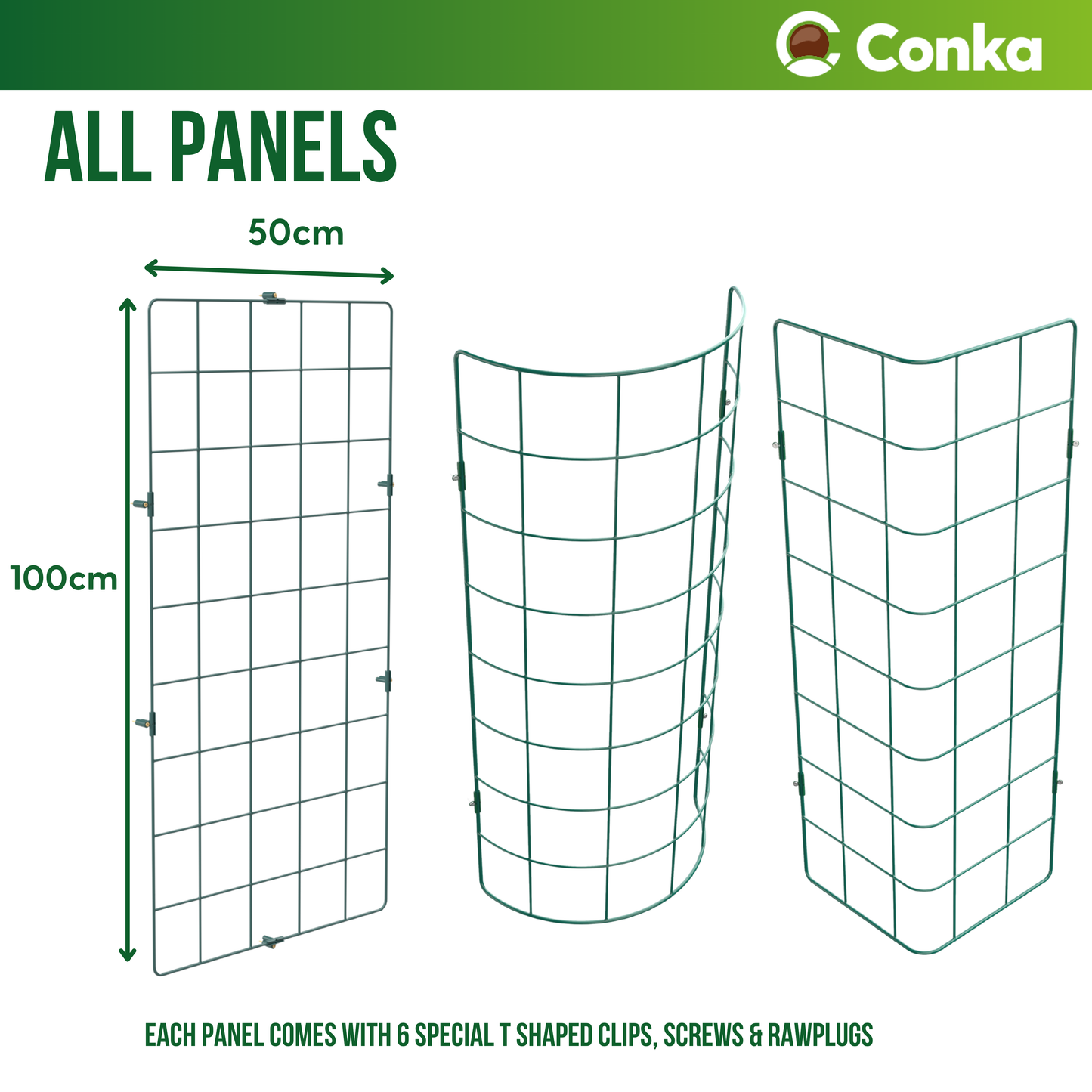 Flexigro Garden Trellis Plant Support Flat Panels Wall Plant Support Mesh For Climbing Plants