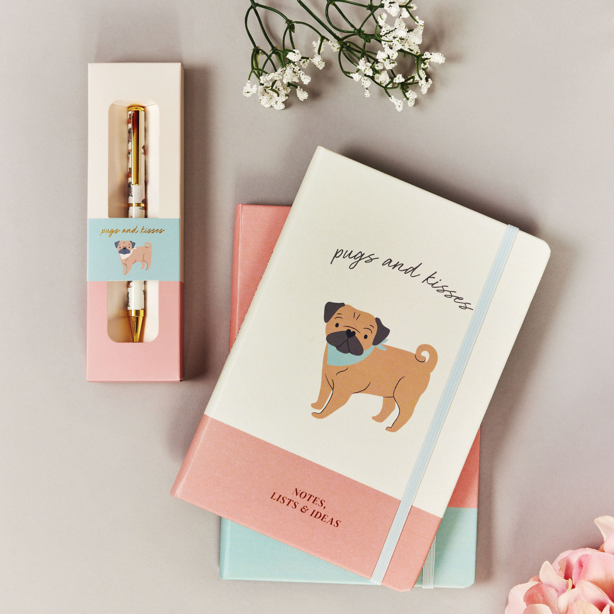 Pug A5 Notebooks