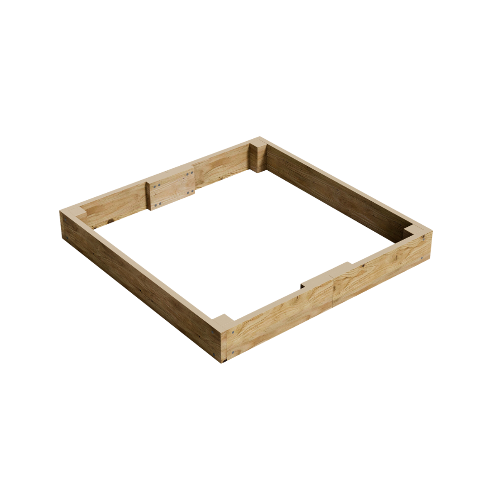 15cm / 6" High - Wooden Raised Beds Kit - FSC Treated Timber
