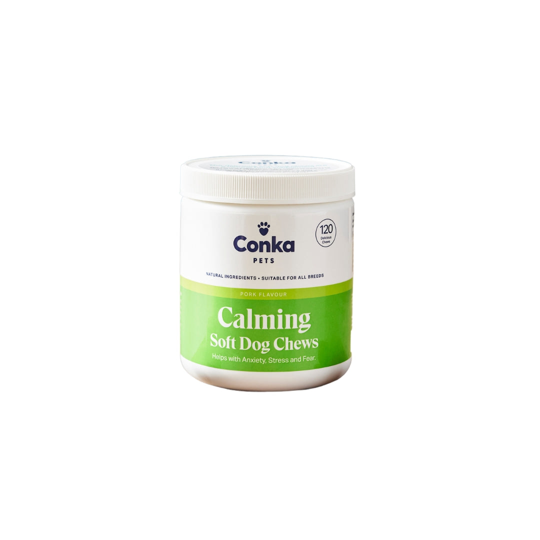 Conka Pets Calming Treats For Dogs (Pork Flavour) 120 Chews