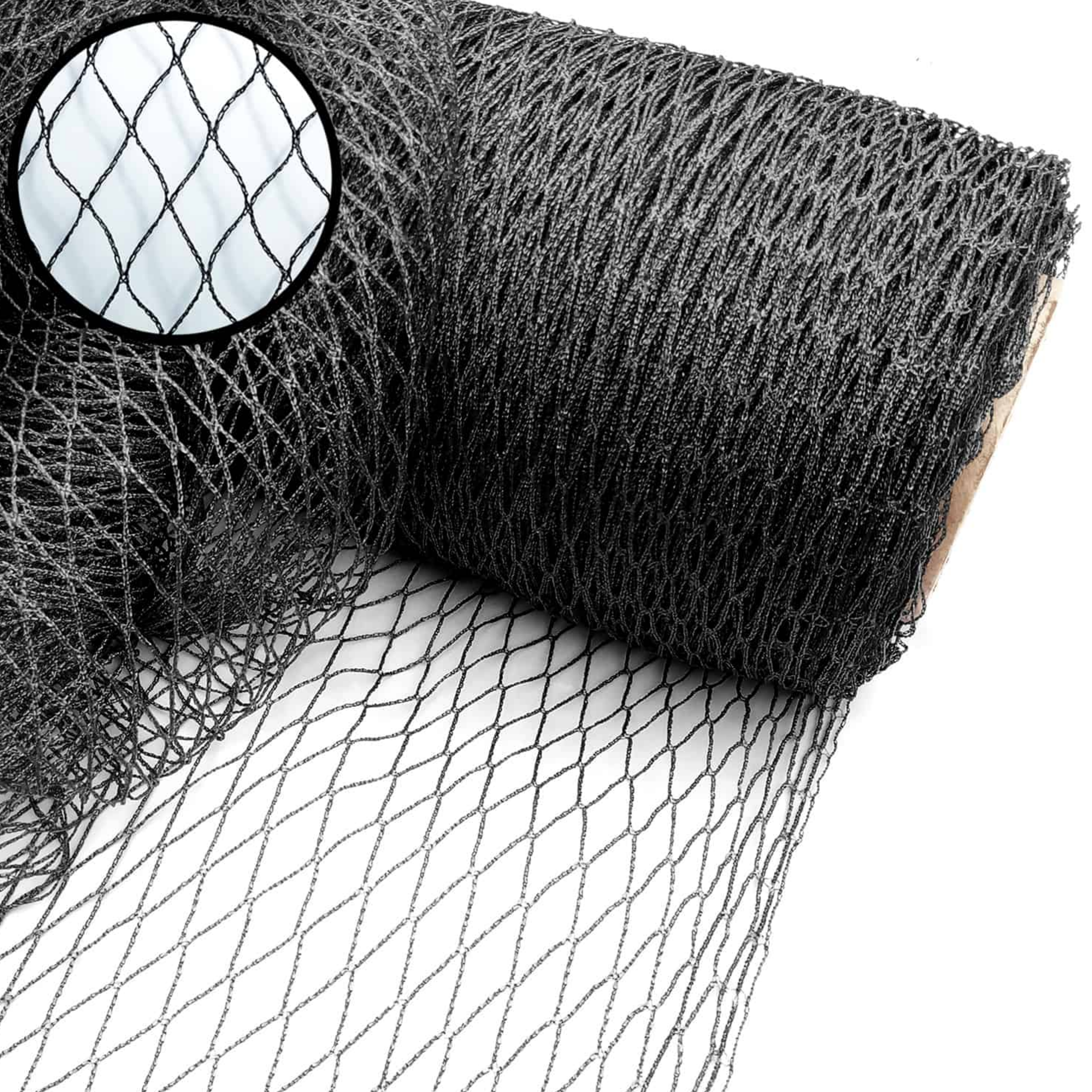 Extra Strong Woven Mesh Garden Netting. Heavy Duty Anti Bird Pond Fruit, Pea Plant Protection. Professional Grade. Various Sizes.