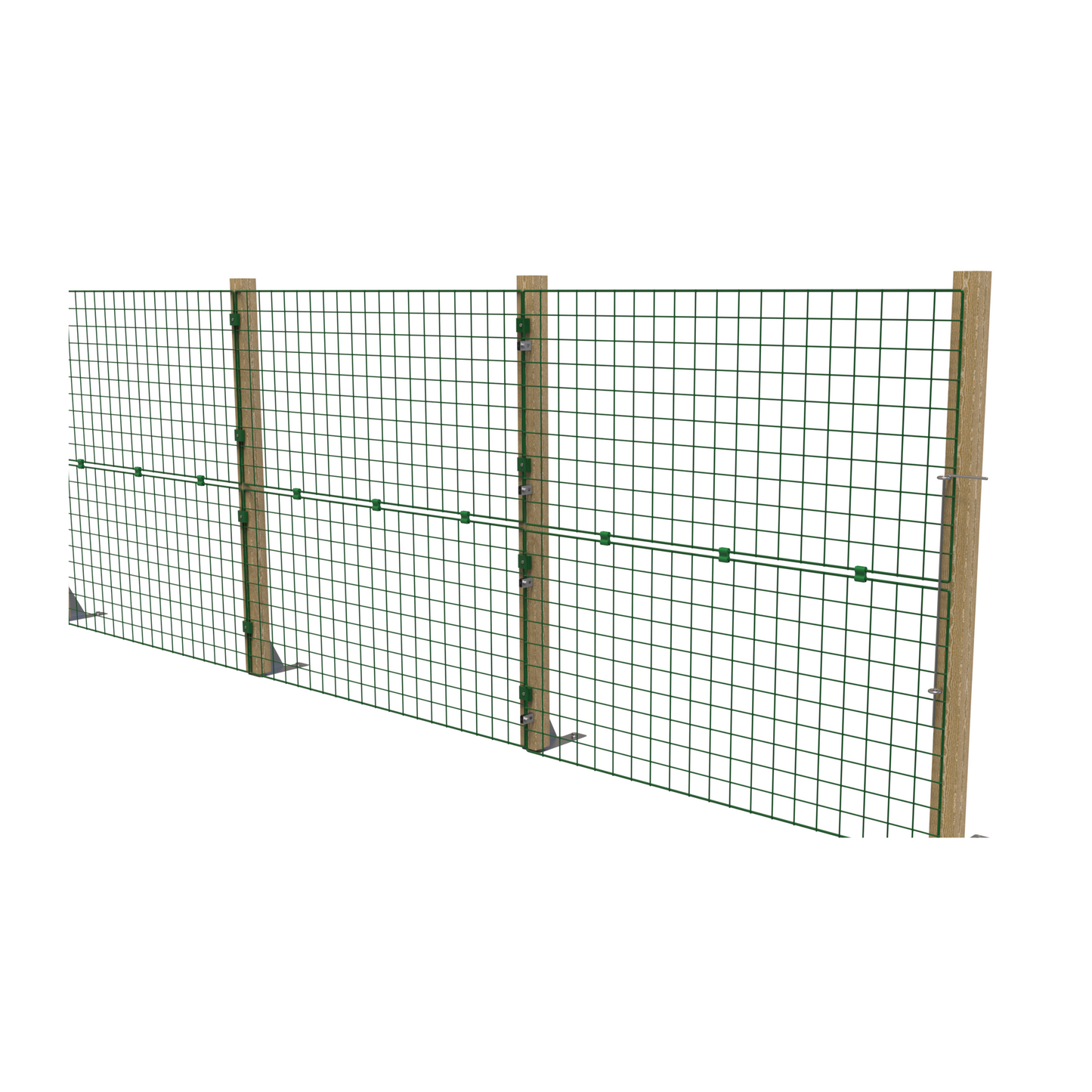 Hard Surface Permanent Fencing -  Standard Mesh - Various Heights