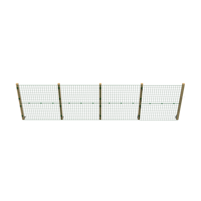 Hard Surface Permanent Fencing -  Standard 100mm x 125mm Mesh - Various Heights