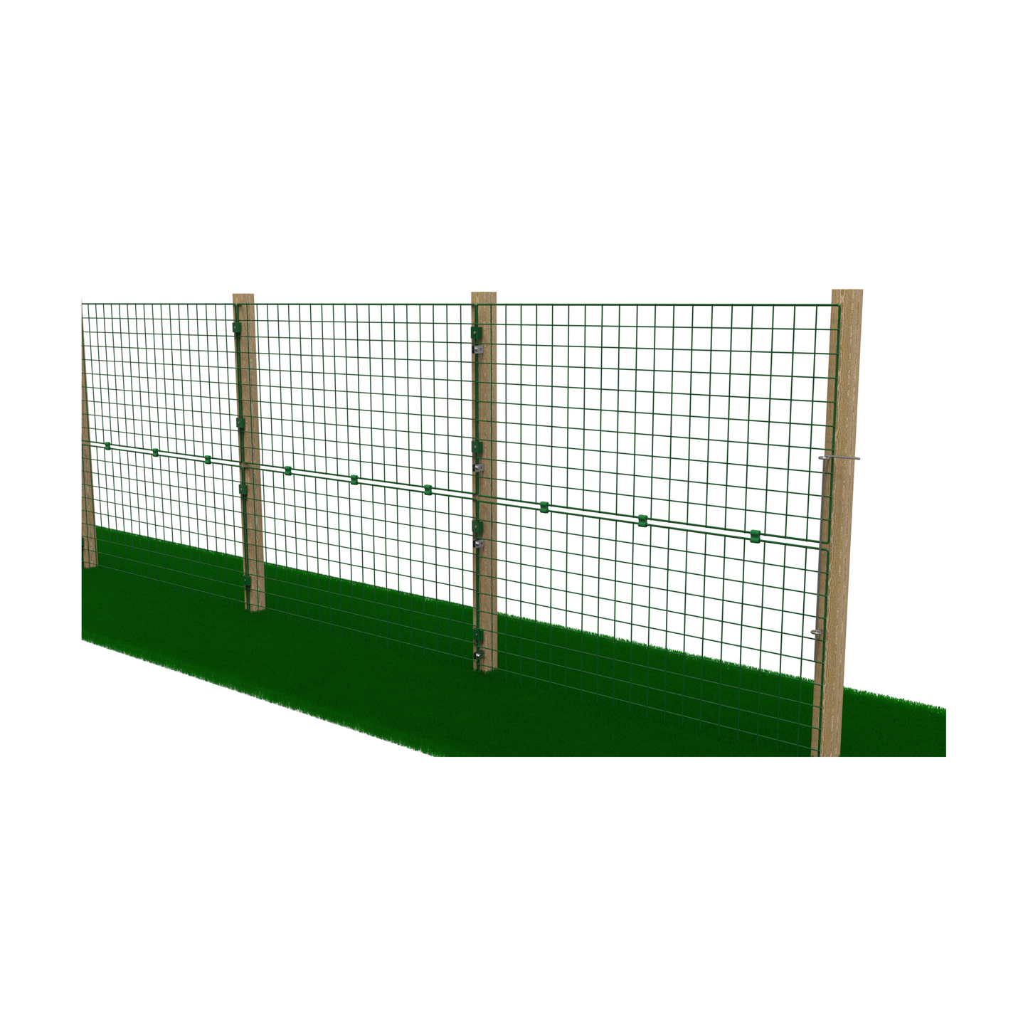 1m High Permanent Fencing -Small Mesh