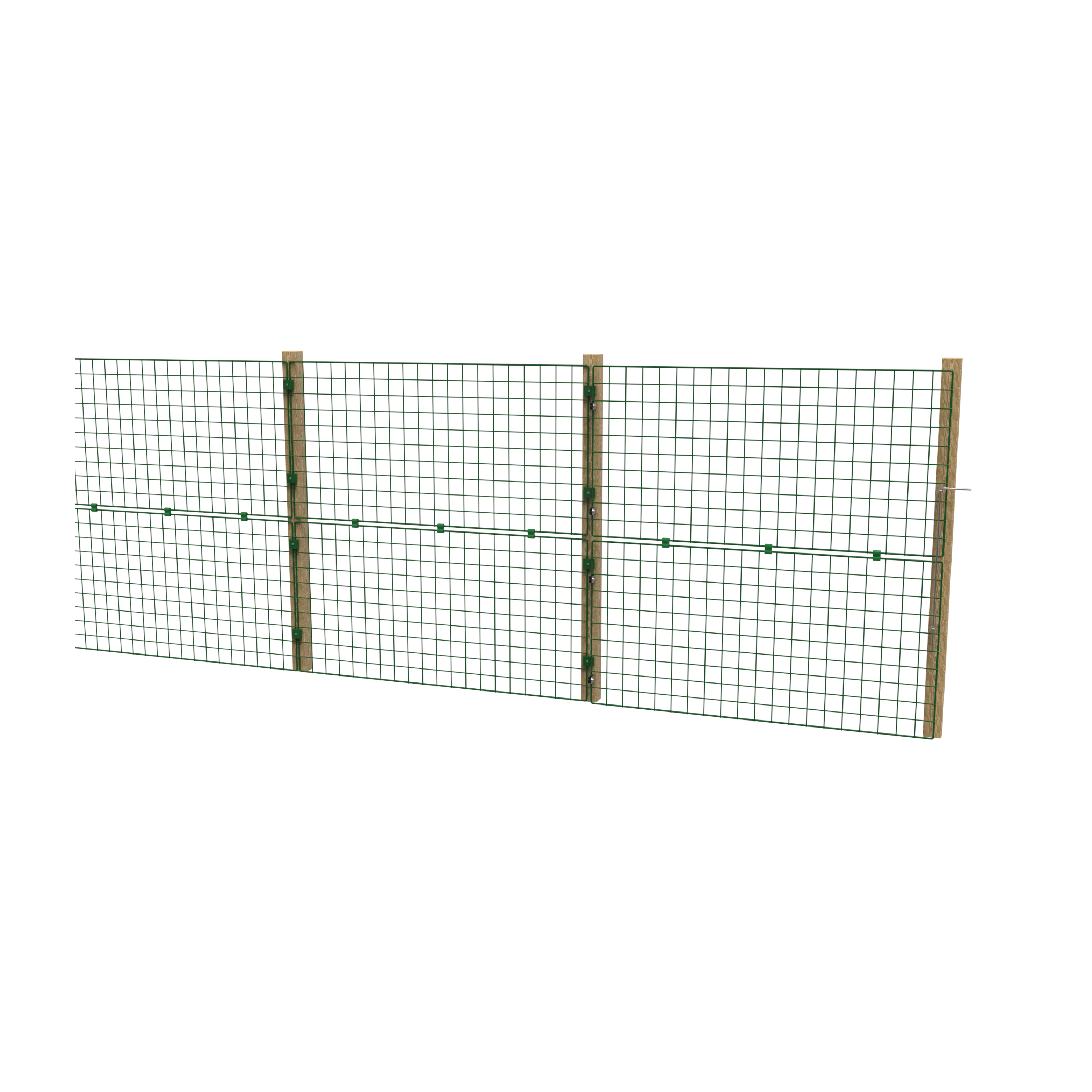 1m High Permanent Fencing -Small 50mm Mesh