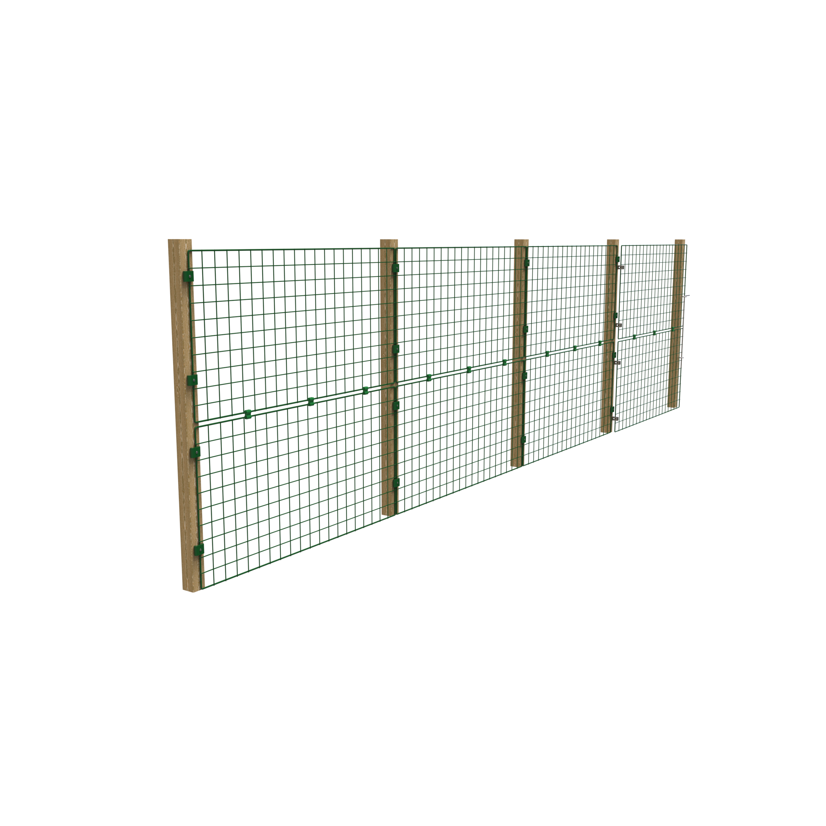 1m High Permanent Fencing -Small 50mm Mesh