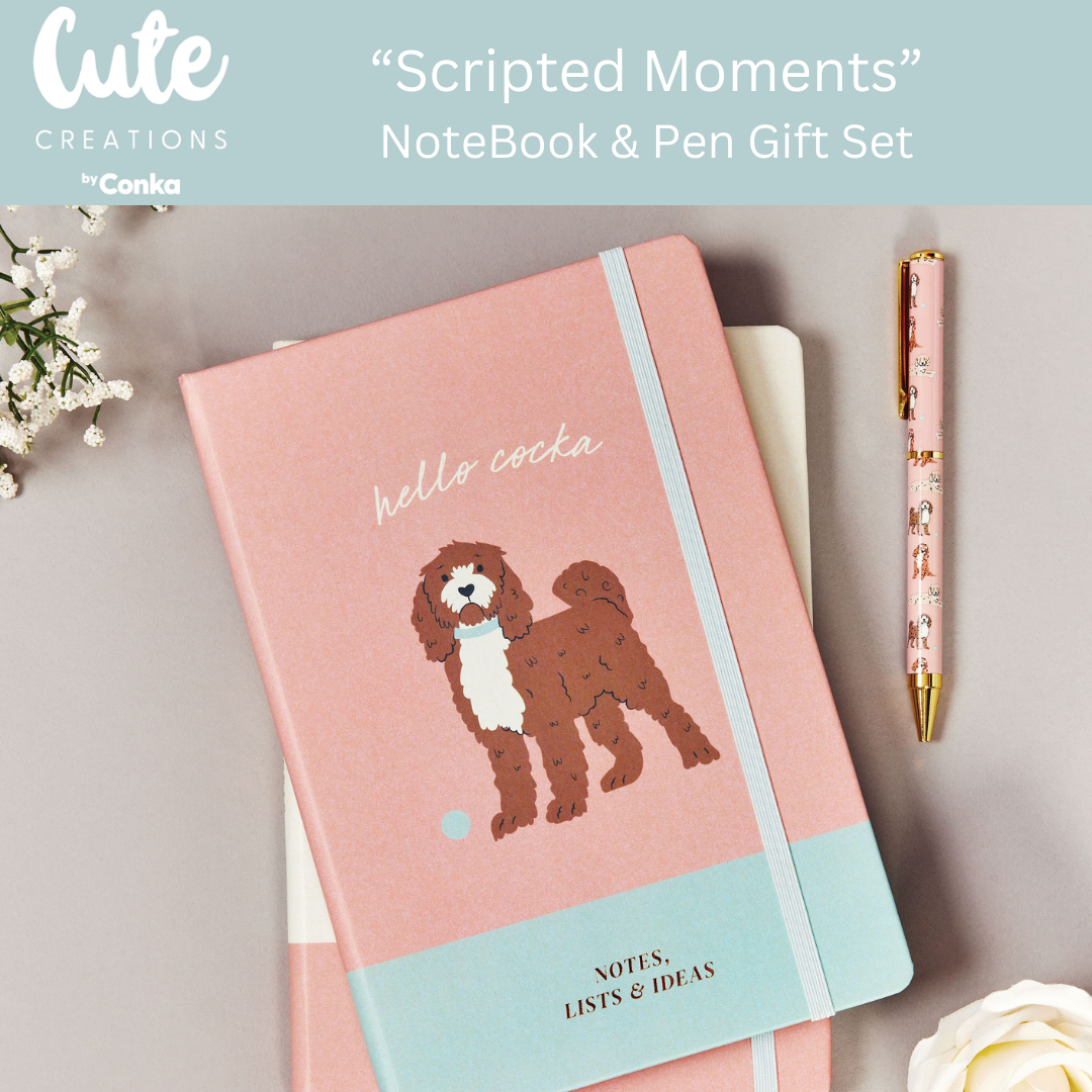 Cockapoo Notebook & Pen Gift Set