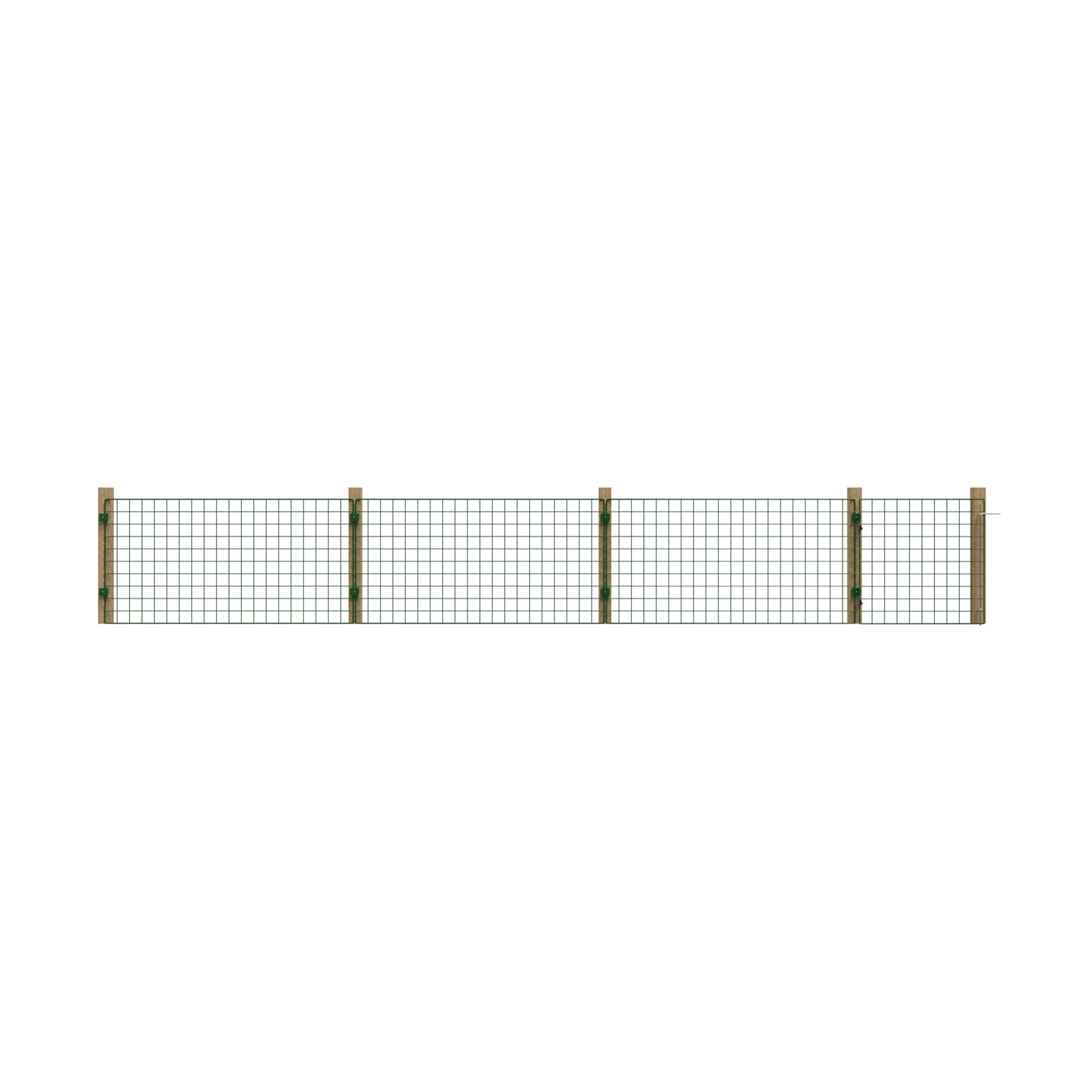 50cm High 50mm Mesh Permanent Dog Fence