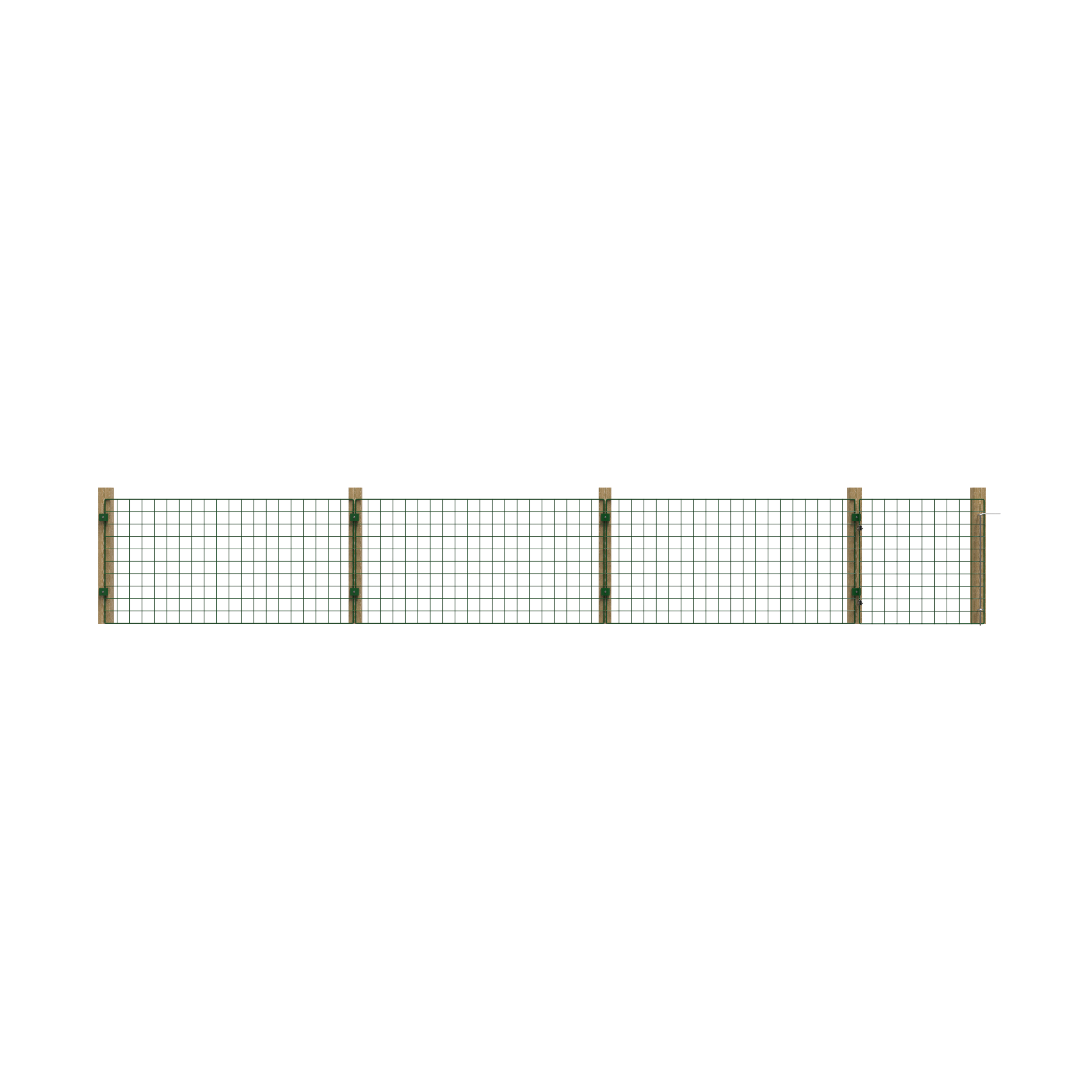 50cm High Garden Fencing - Small 50mm Mesh