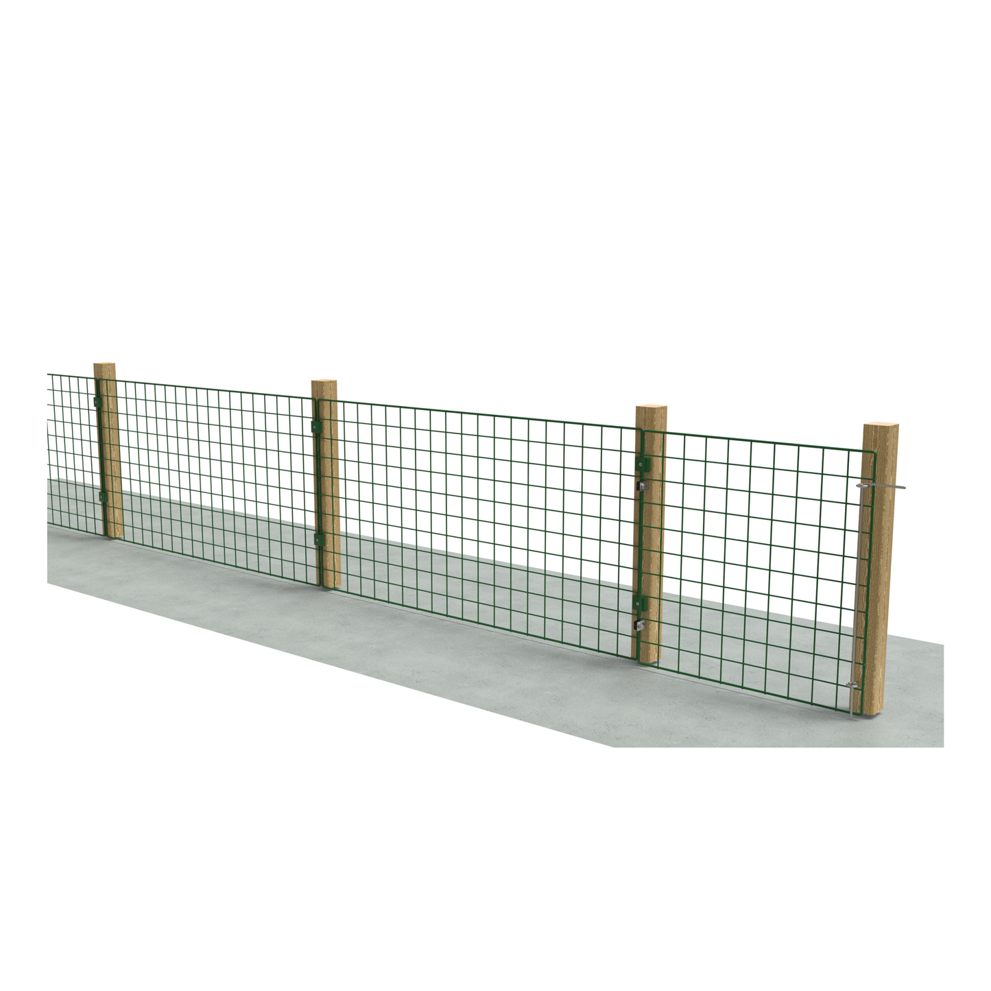 50cm High 50mm Mesh Permanent Dog Fence