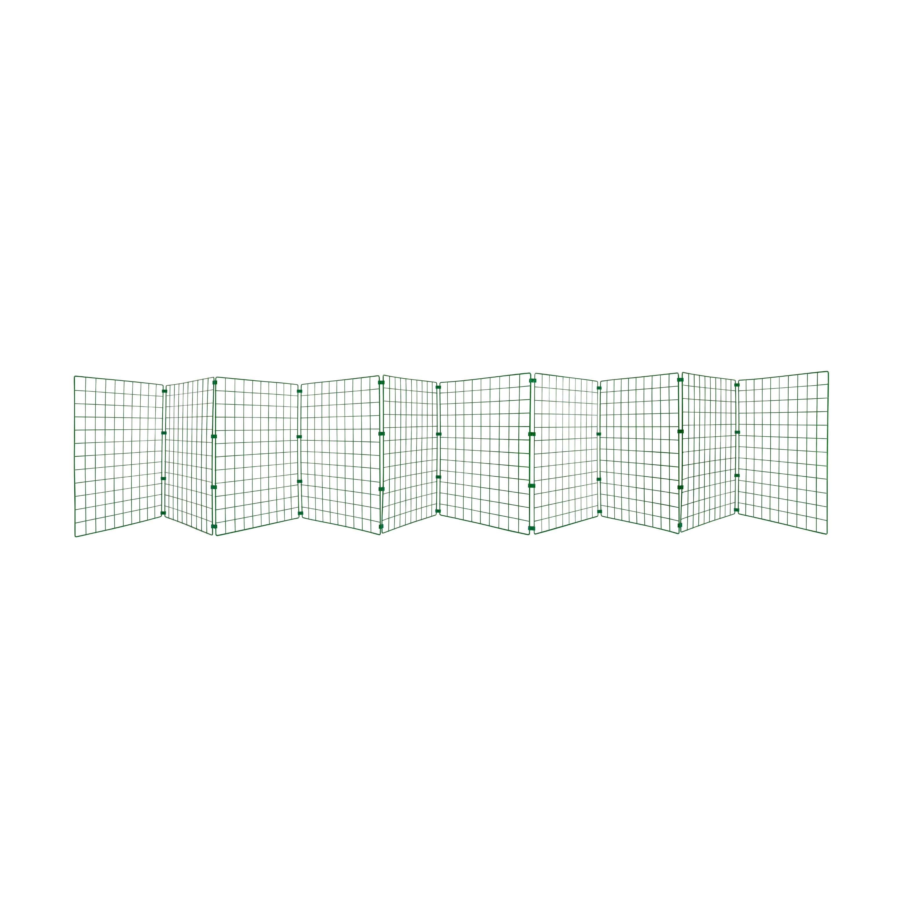60cm High - PANELS & CLIPS ONLY - To Extend a Dog Fence - (50mm x 50mm Mesh)