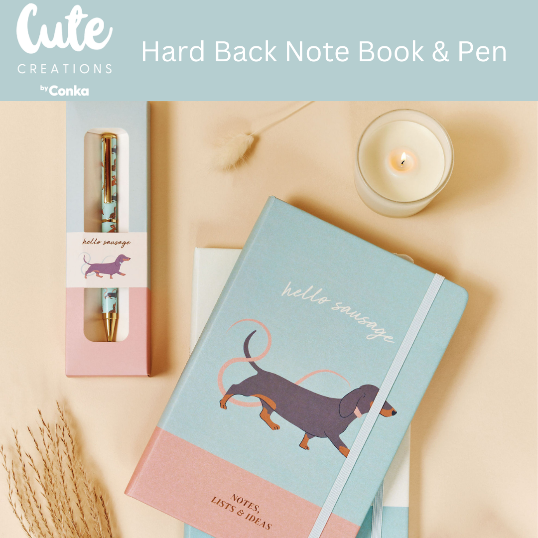 Paws 'n' Plan Dachshund Dog Lovers 7 Piece Stationery Gift Set