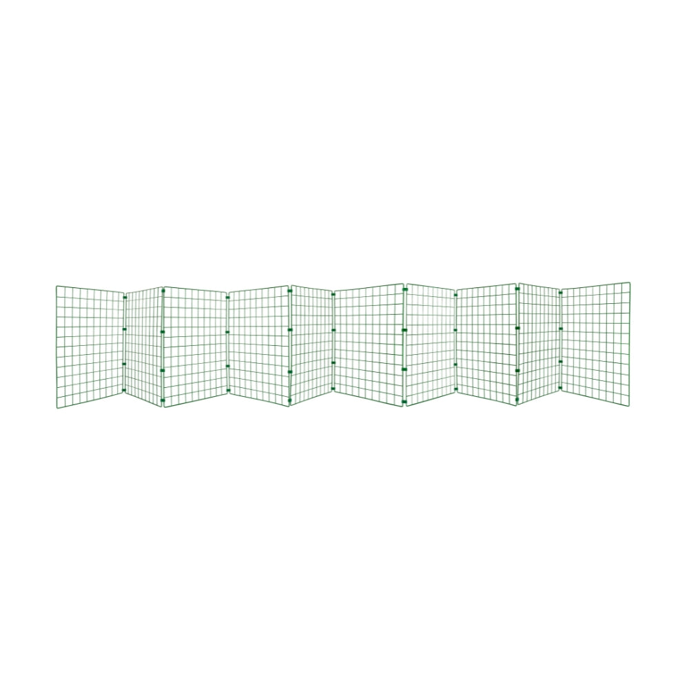 Folding Dog Fence - 60cm High (50mm x 50mm Mesh) Ideal for Puppy/Small Dogs