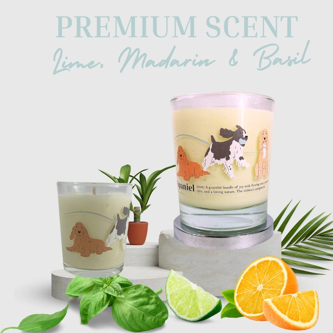 Spaniel Luxury Candle