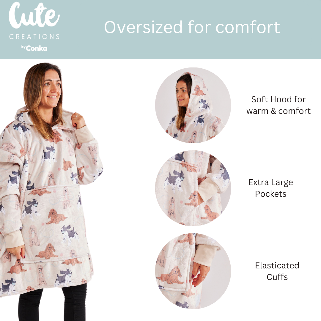 Spaniel Design HOODIE - One size