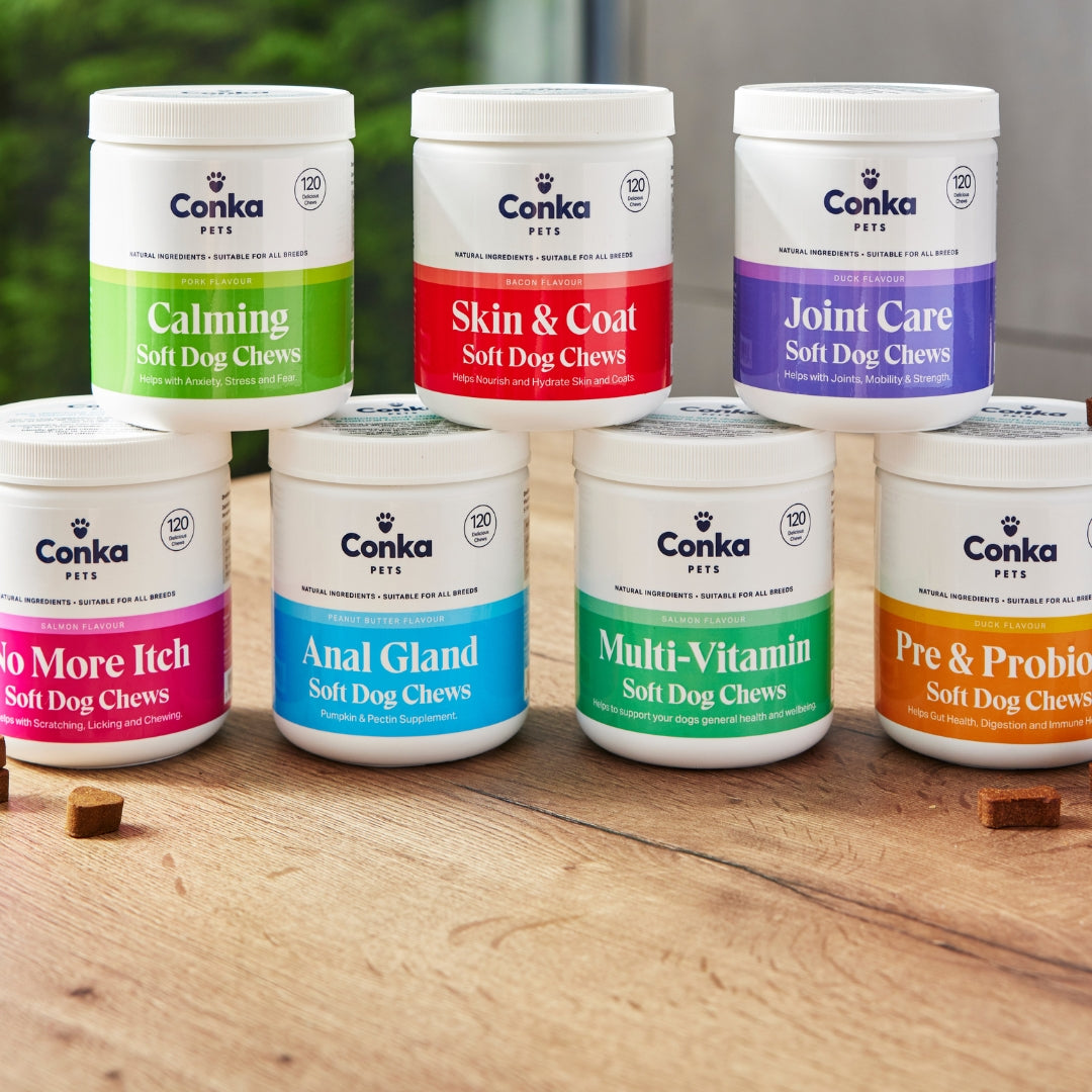 Conka Pets Calming Treats For Dogs (Pork Flavour) 120 Chews