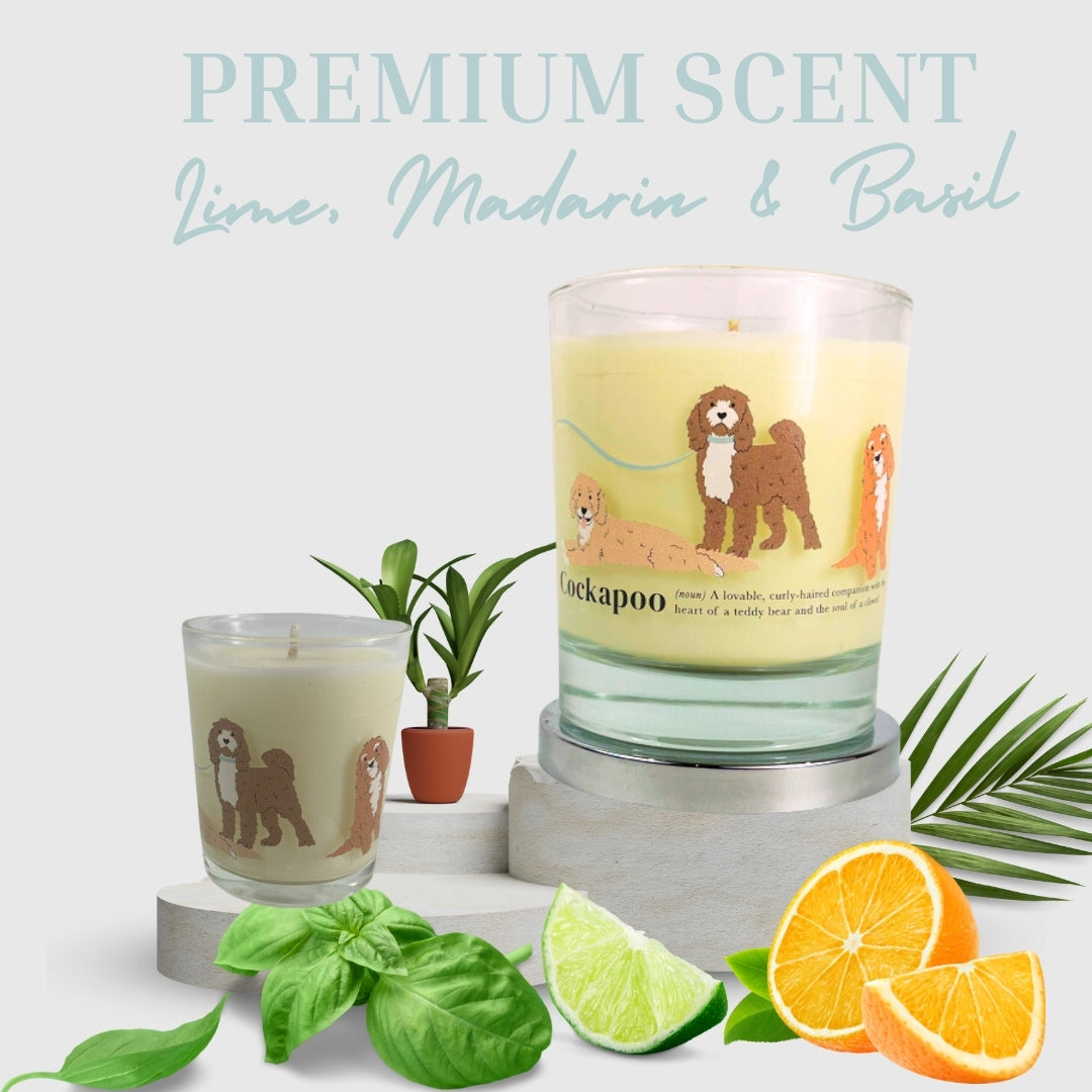 Cockapoo Luxury Candle
