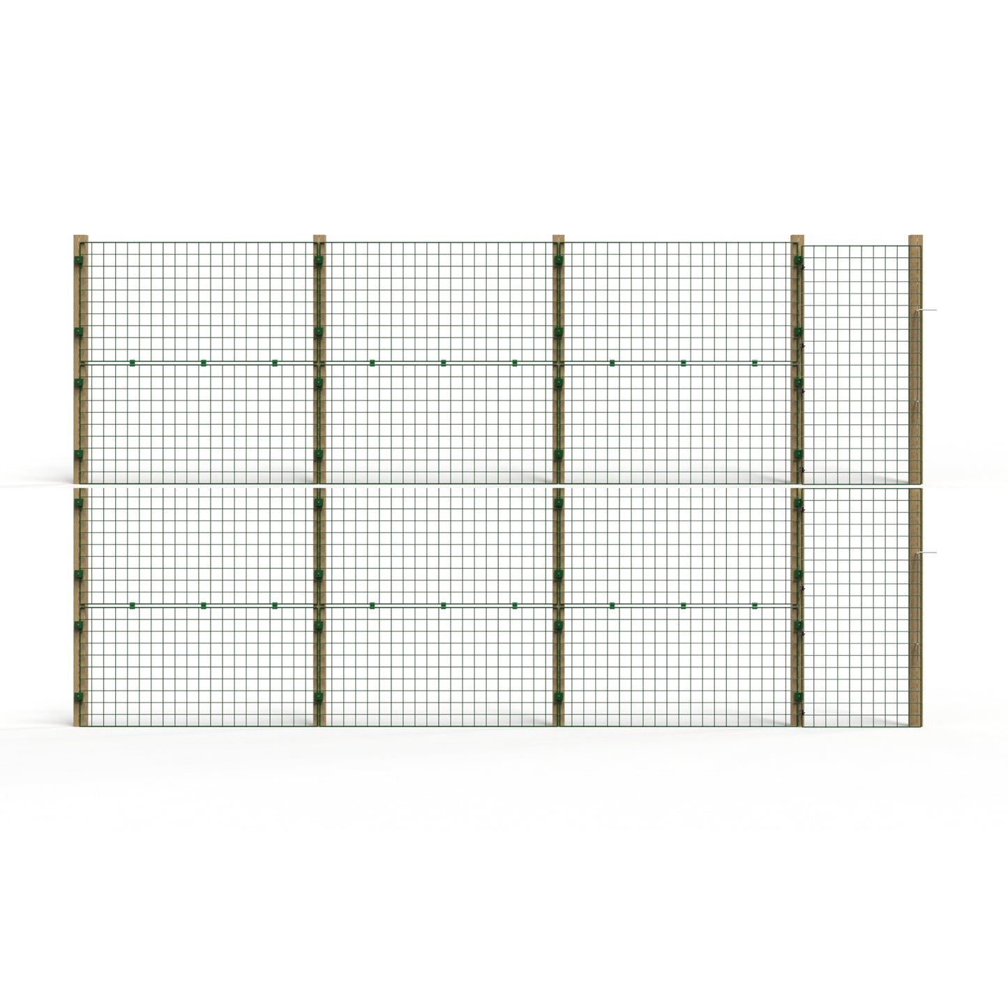 2m High Outdoor 50mm Mesh Panel Fence – Ideal for All Dogs