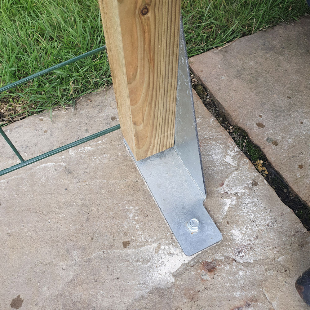 50cm High 50mm Mesh Hard Standing/Ground Permanent Dog Fence