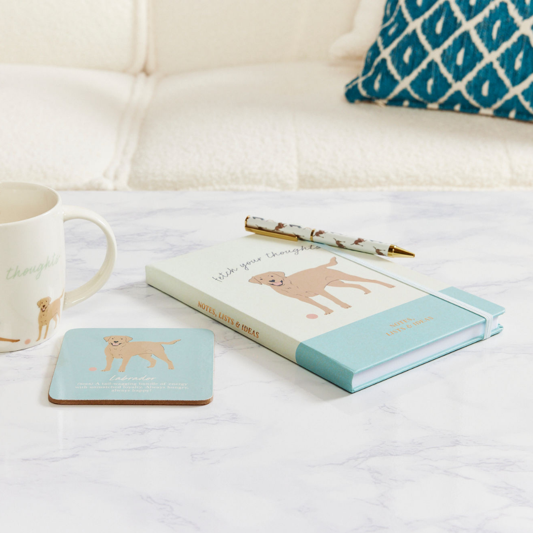 Labrador 'Scripted Moments' Gift Set - Notebook & Pen