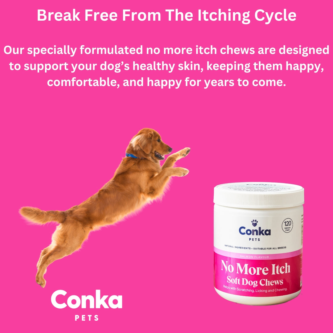 Conka Pets No More Itch Salmon Flavoured Dog Chews