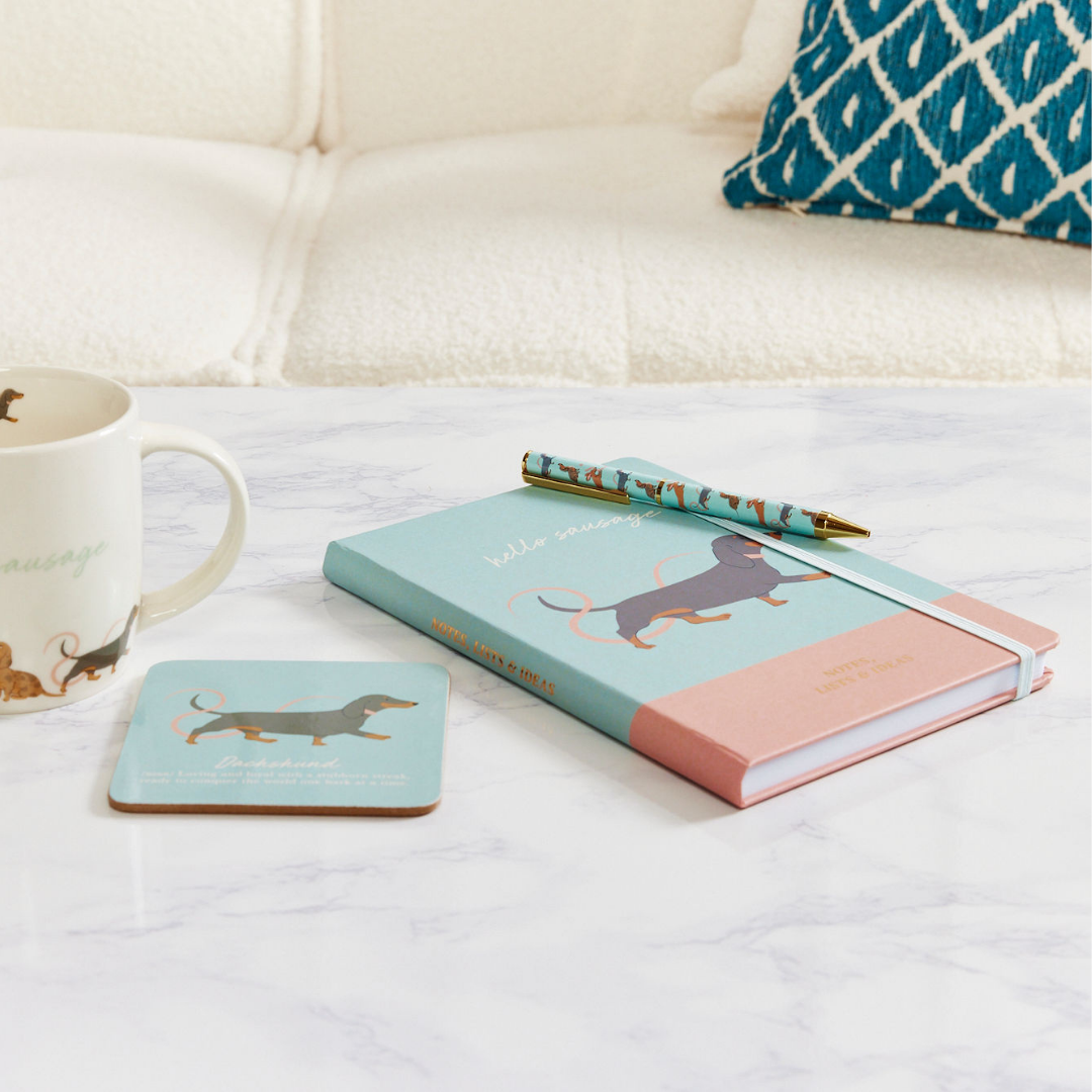 Dachshund Notebook & Pen Gift Set