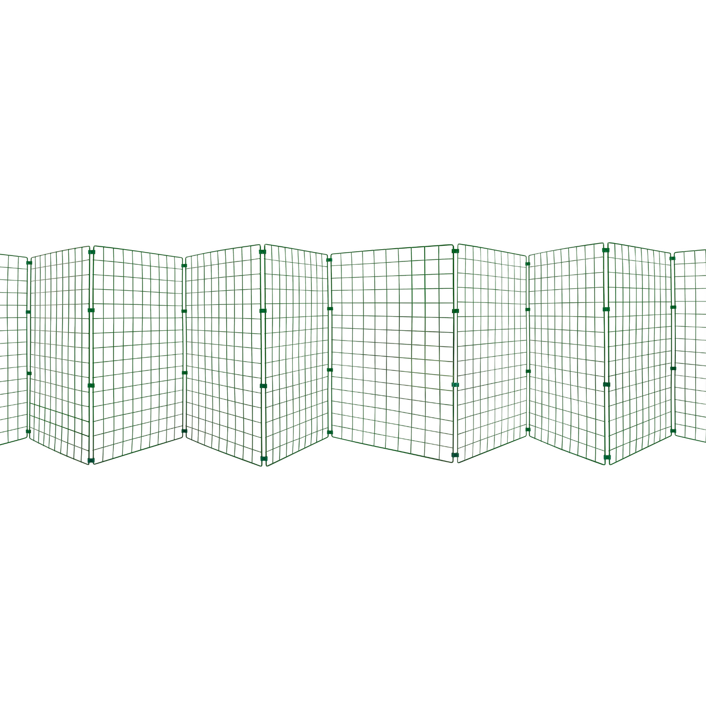 Folding Dog Fence - 75cm High (50mm x 50mm Mesh) Ideal for Puppy/Small Dogs