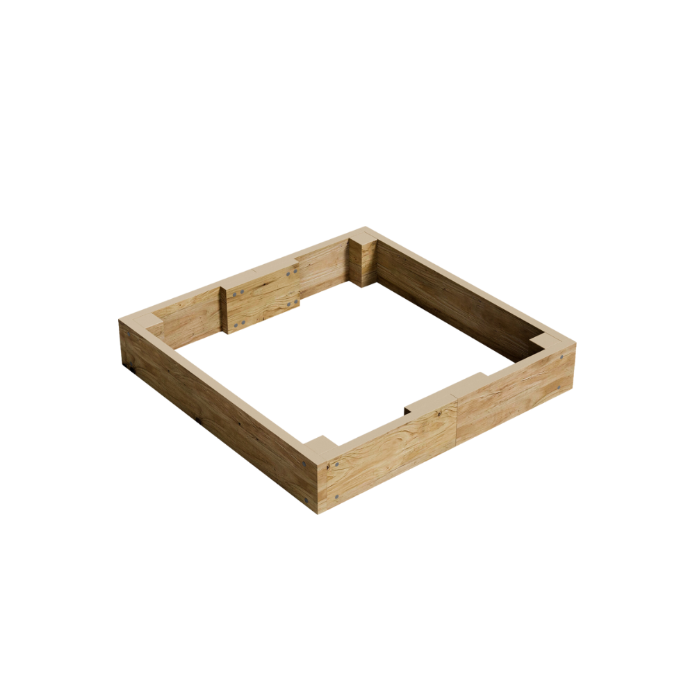 Wooden Garden Raised Grow Beds - FSC Treated Timber - Various Sizes