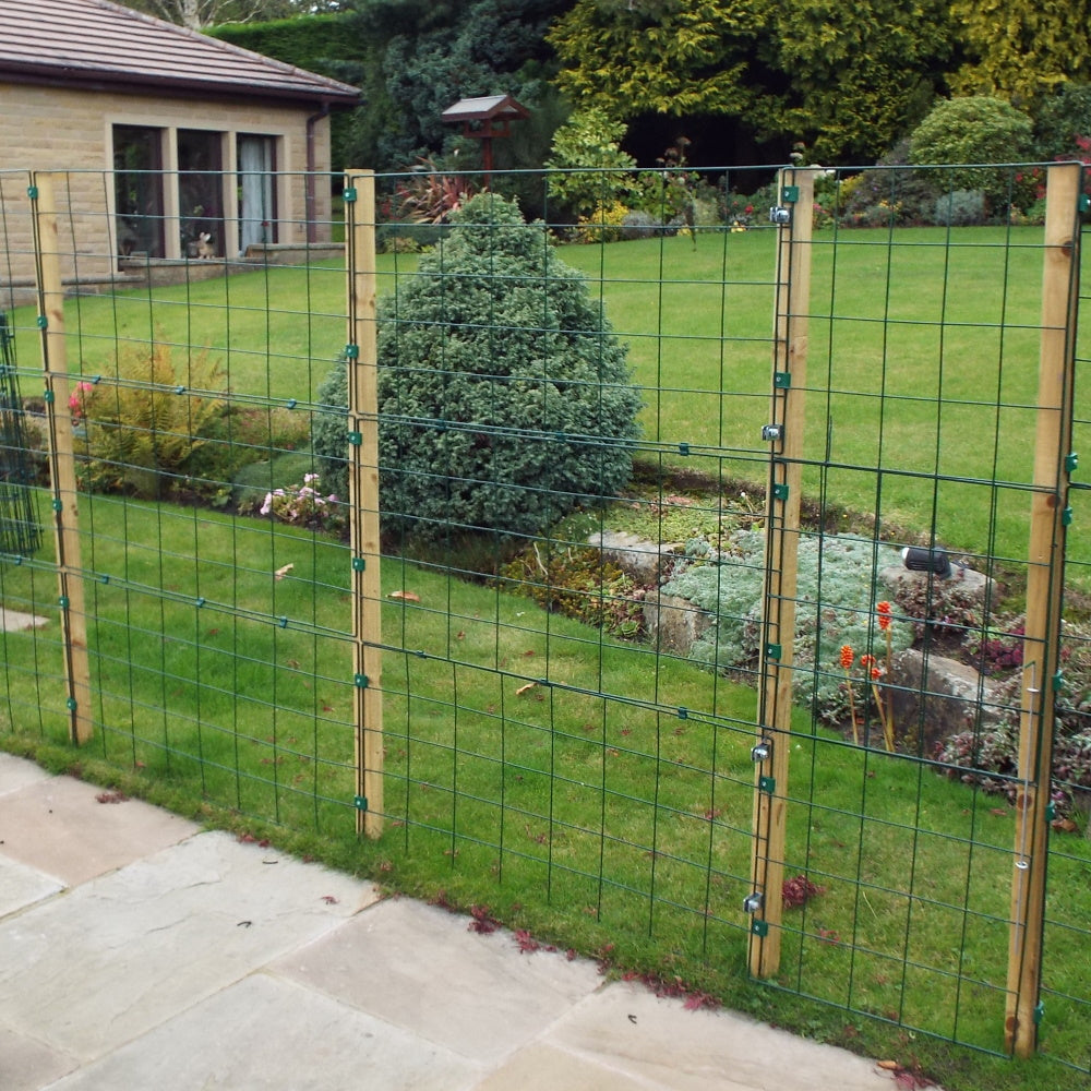 1.5m High Outdoor Mesh Panel Fence – Ideal for All Dogs