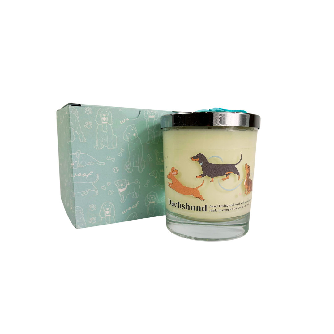 Dachshund Sausage Dog Luxury Candle