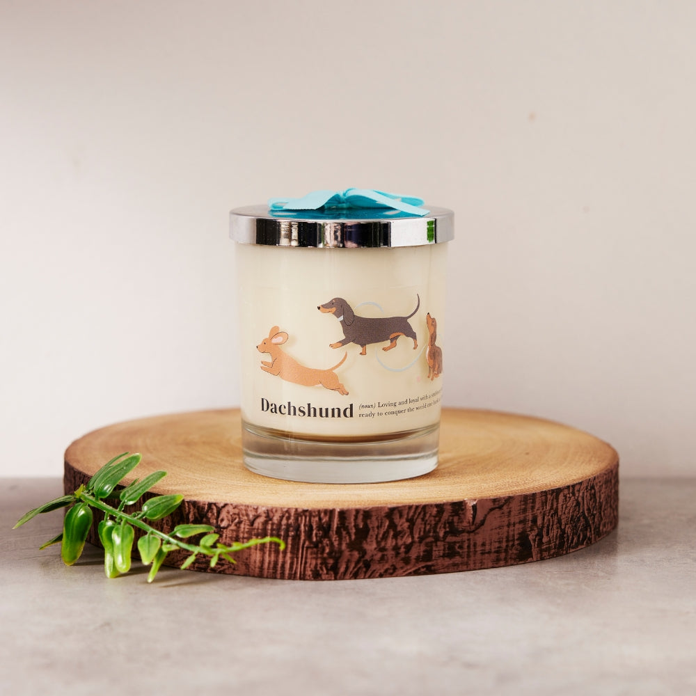 Dachshund Luxury Candle