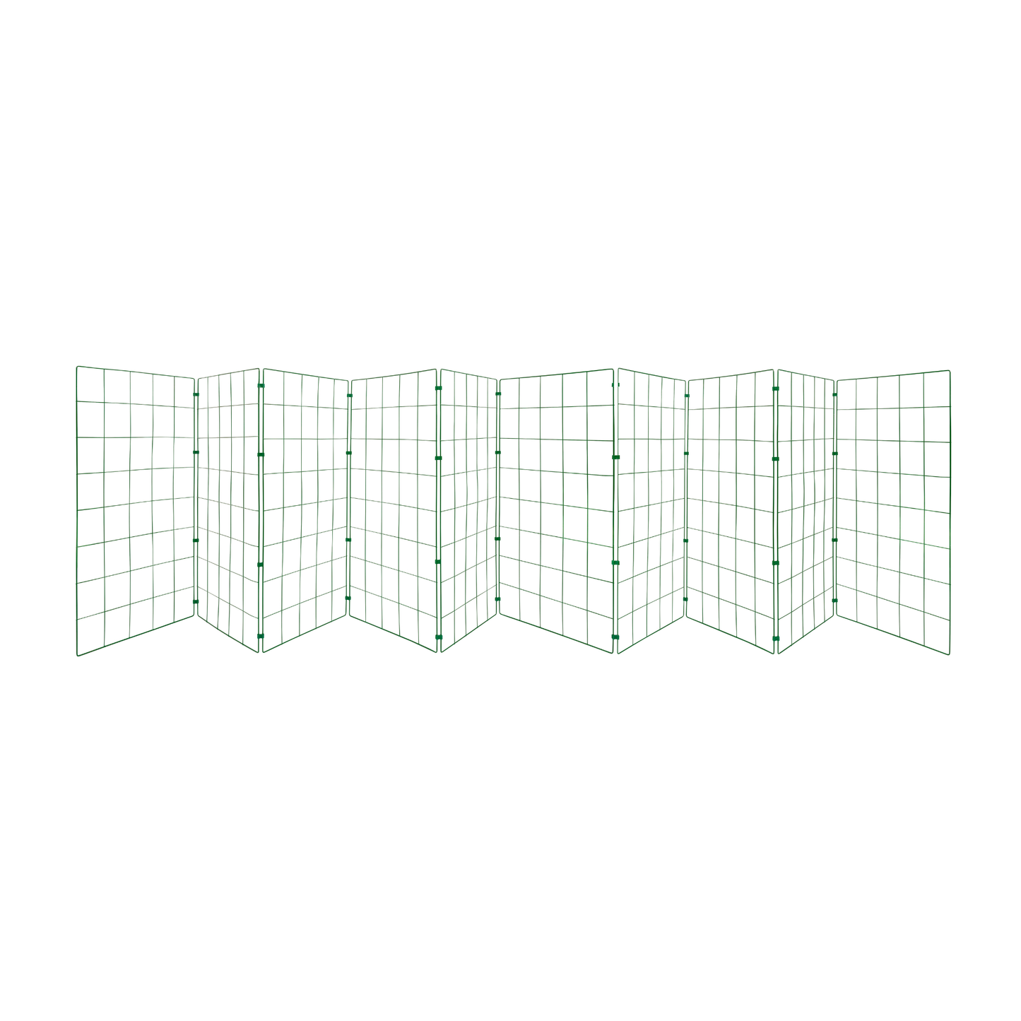 1m High Folding Dog Fence - 100mm x 125mm Mesh Size
