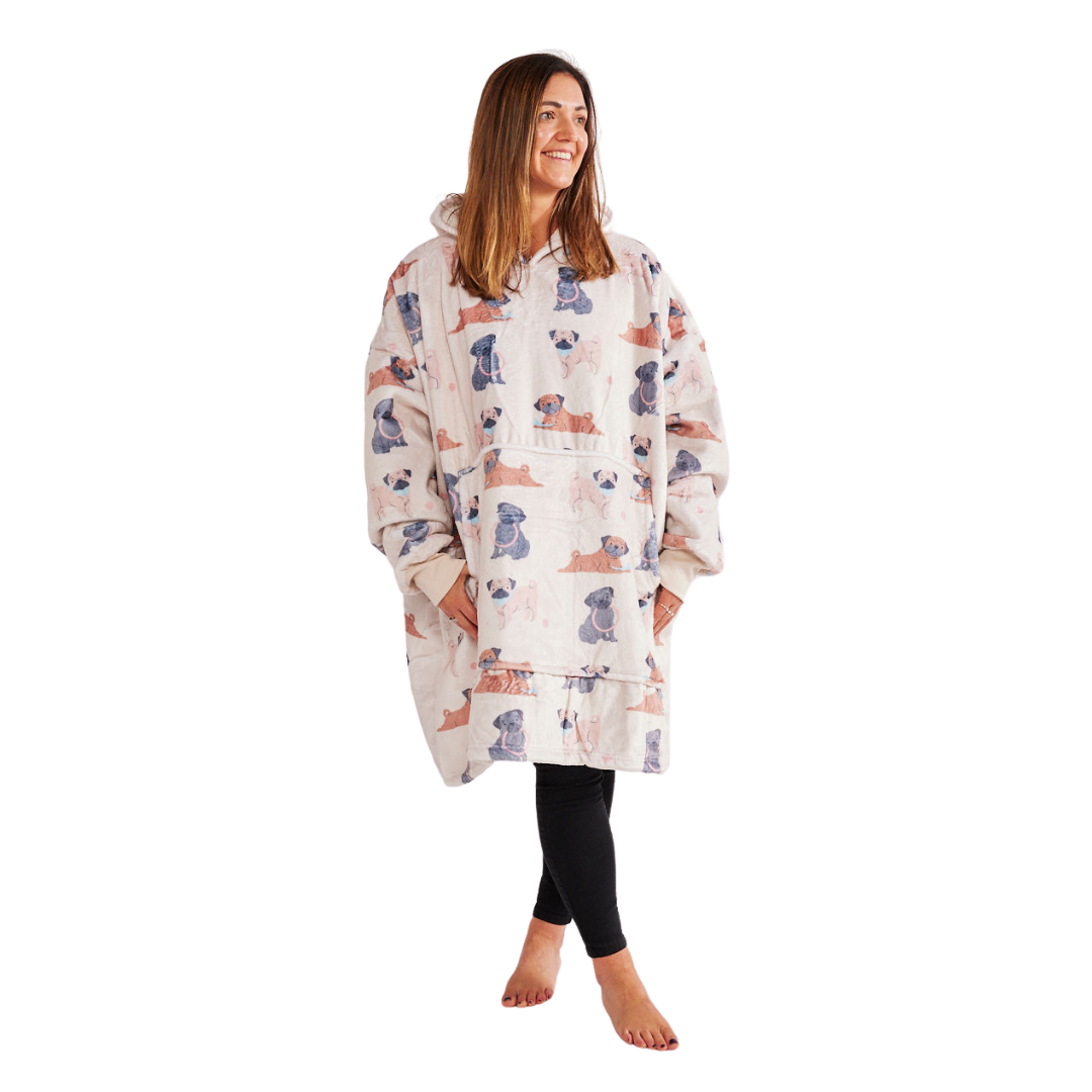 PUG HOODIE - One size