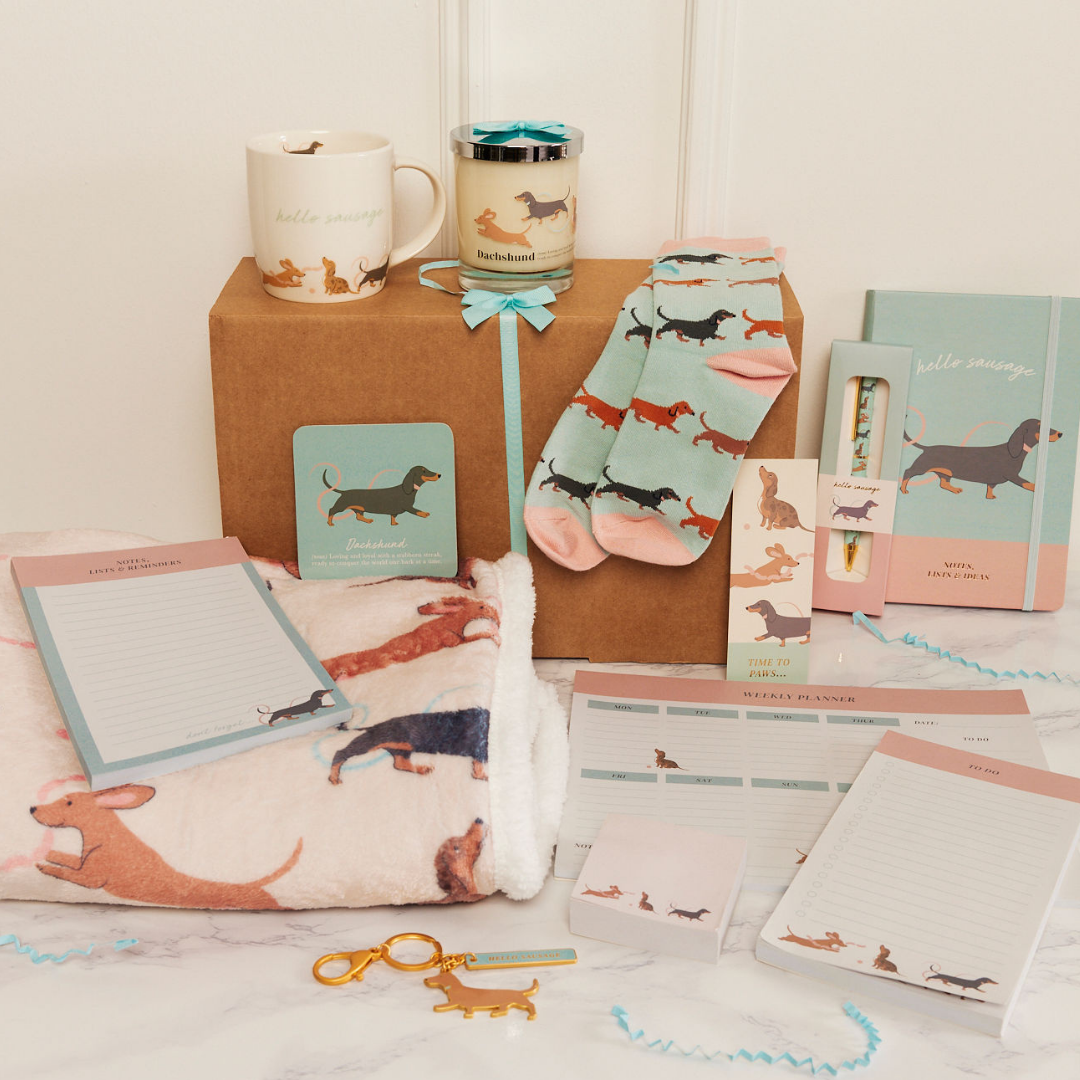 Dachshund 'Pawfect Luxury' Bumper Gift Set