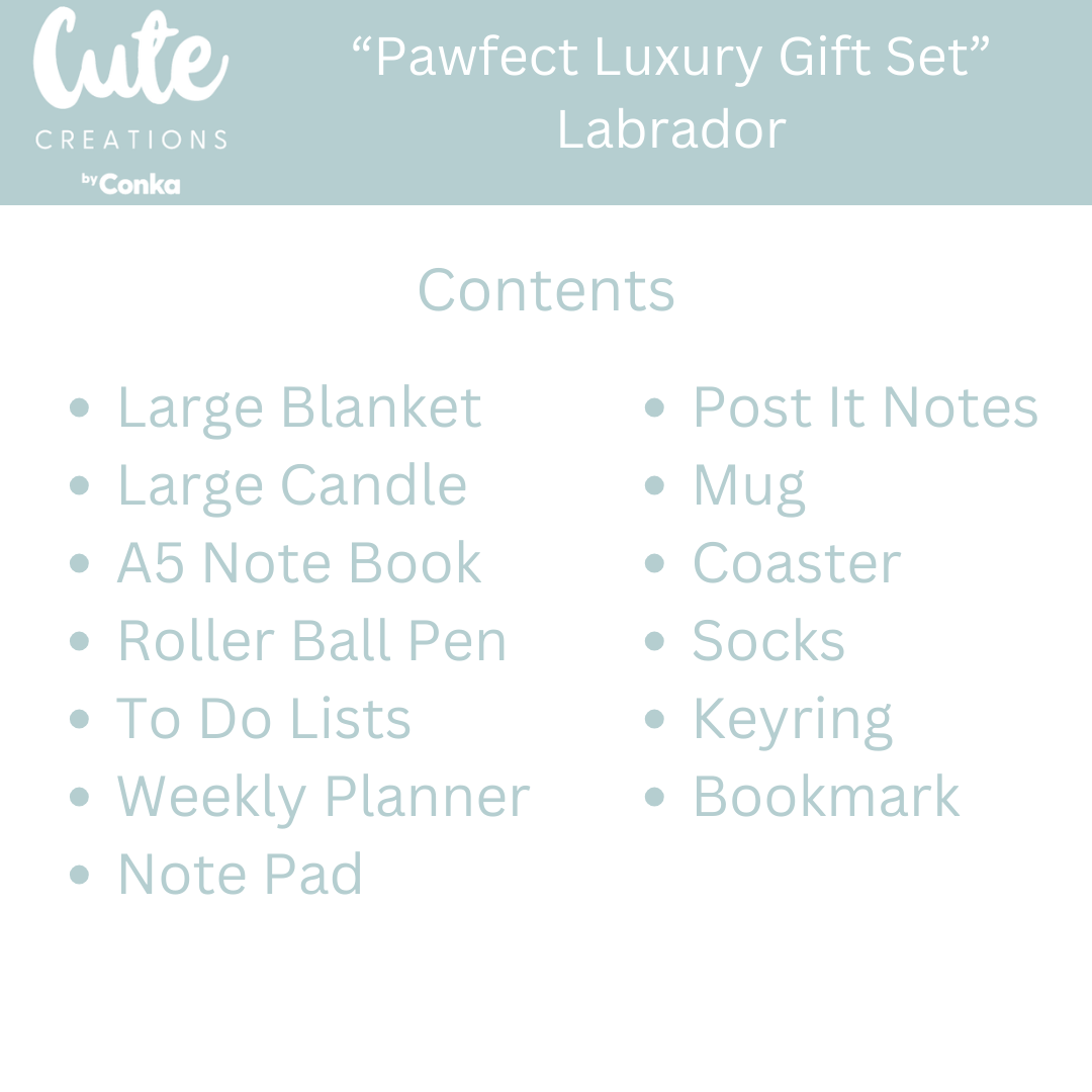 Labrador 'Pawfect Luxury' Bumper Gift Set