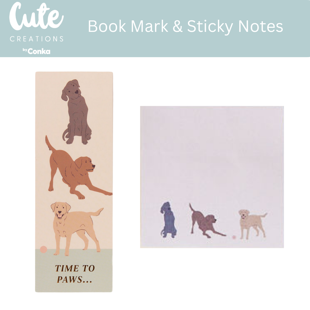 Labrador Jot 'n' Journal Gift Set - Notebook, Pen, Sticky Notes, Bookmark