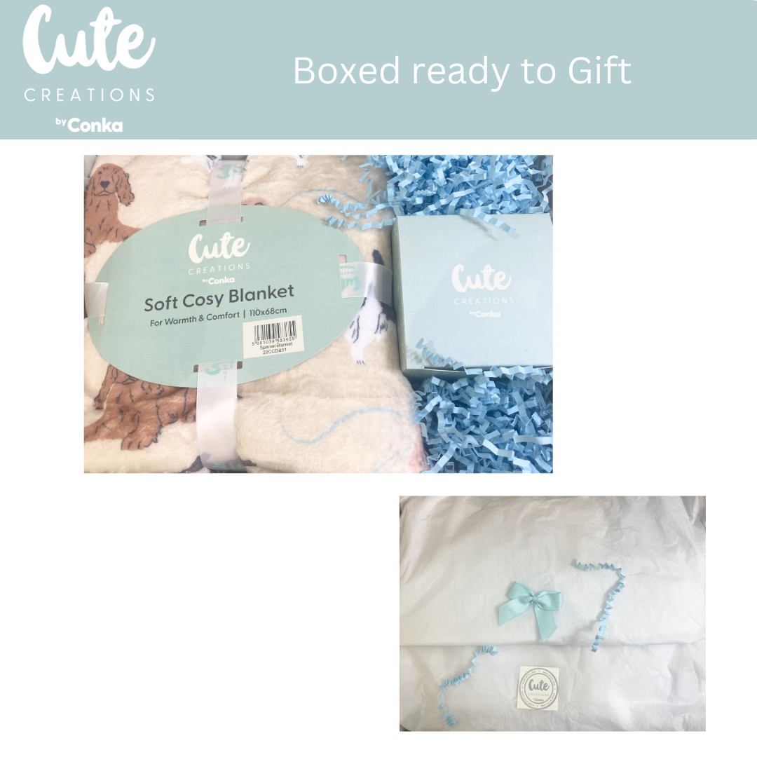 Cockapoo 'Relax & Paws' Blanket & Candle Gift Set