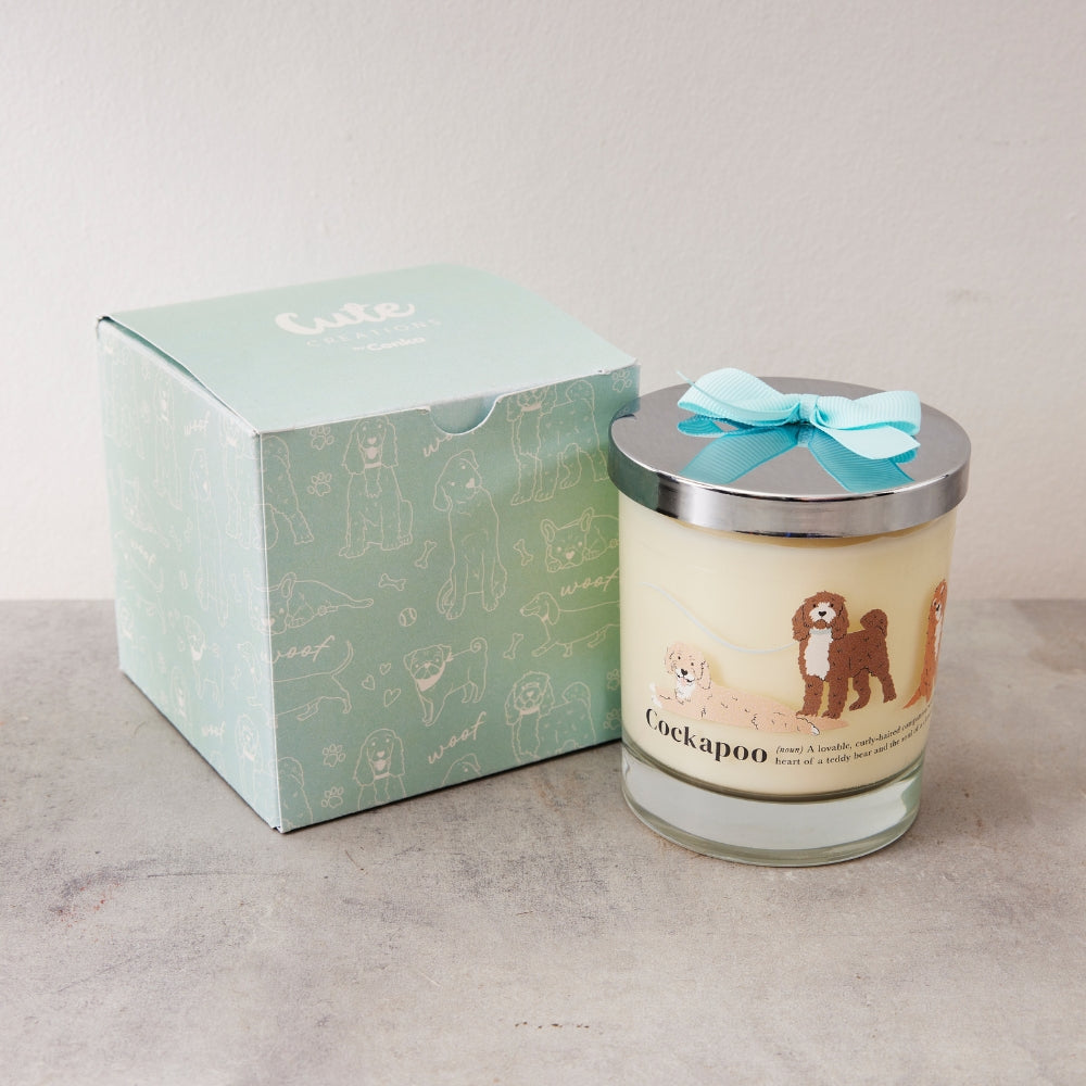 Cockapoo Luxury Soy Candle. Hand Poured in the UK. Comes in Gift Box