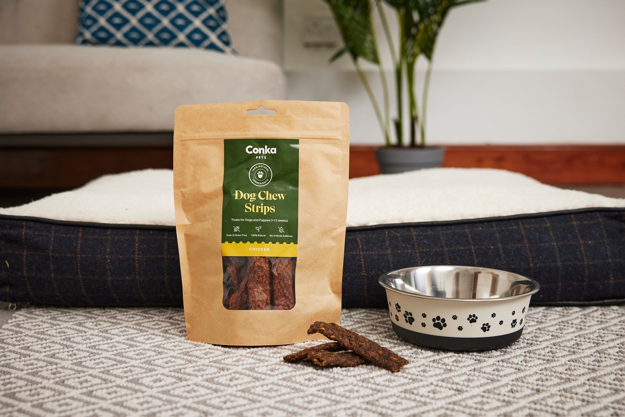 100% Natural Chicken Strips Dog Chews