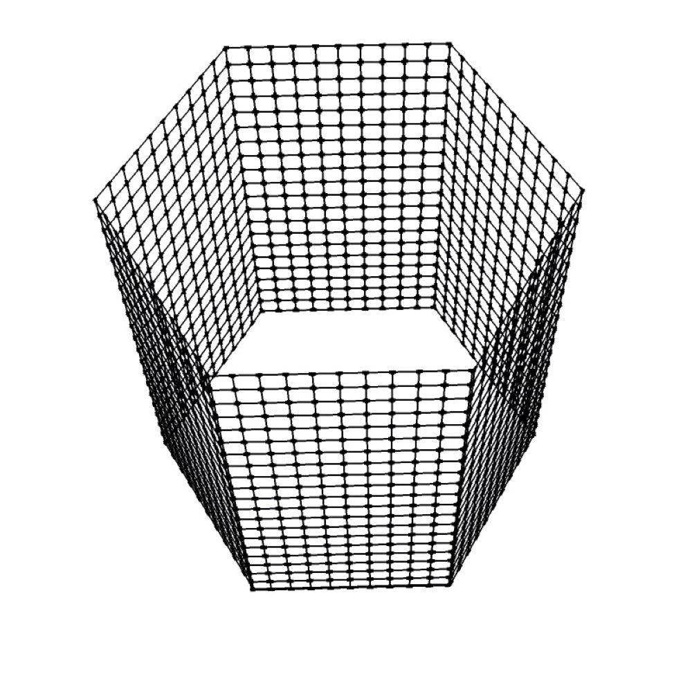 500Ltr Garden Waste Compost Bin-Wire Mesh