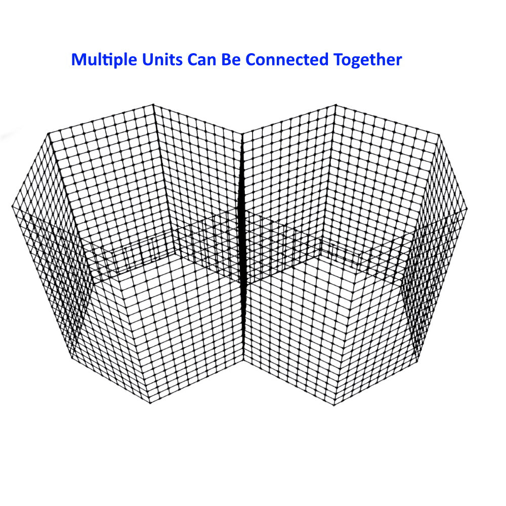 500Ltr Garden Waste Compost Bin-Wire Mesh