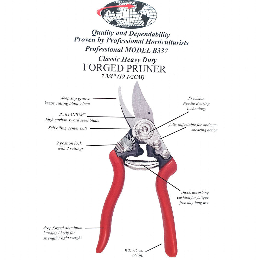 Barnel - 7" Professional Quality By-Pass Secateurs/Pruners