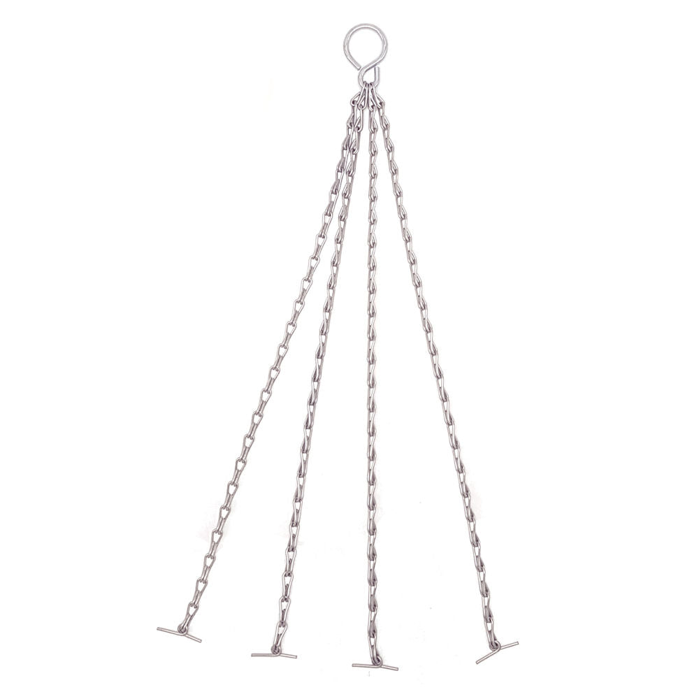 4 Strand "toggle" Hanging Basket Chains for 14" Plantopia Easy Fill® Baskets