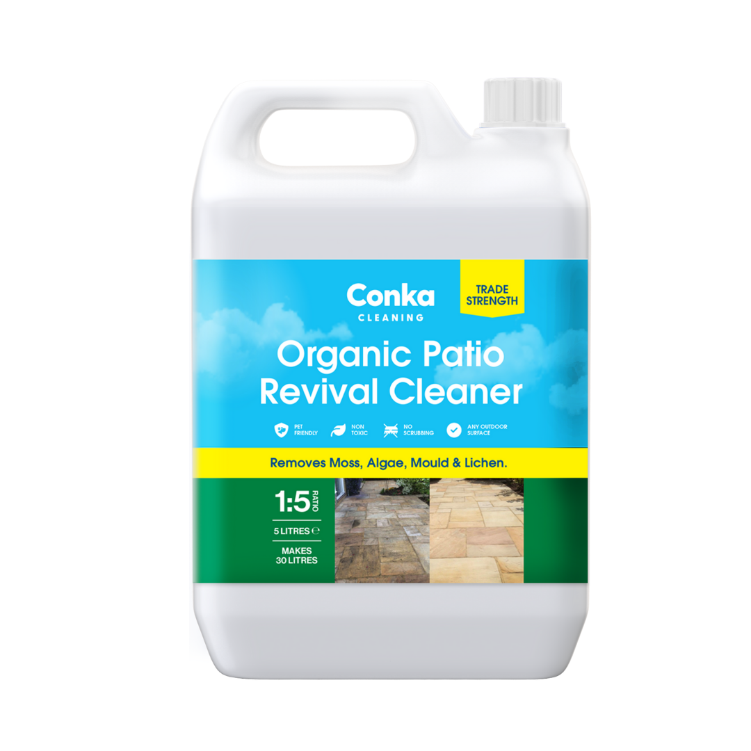 Concrete cleaner for drives and hard standing