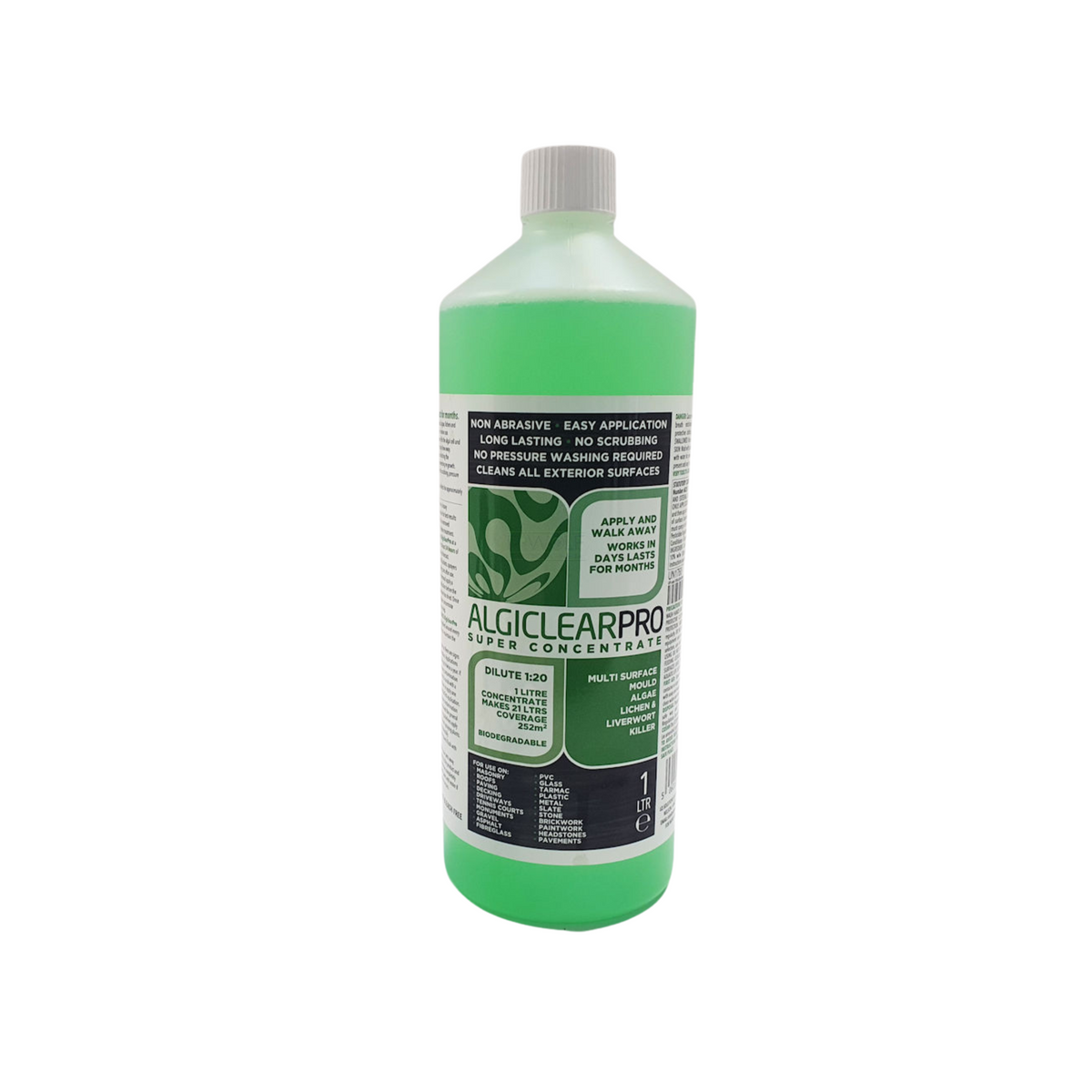 1 litre Algiclear algae killer concentrate