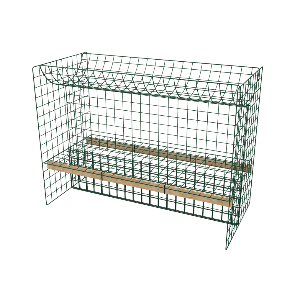 1m wide compact garden growing frame