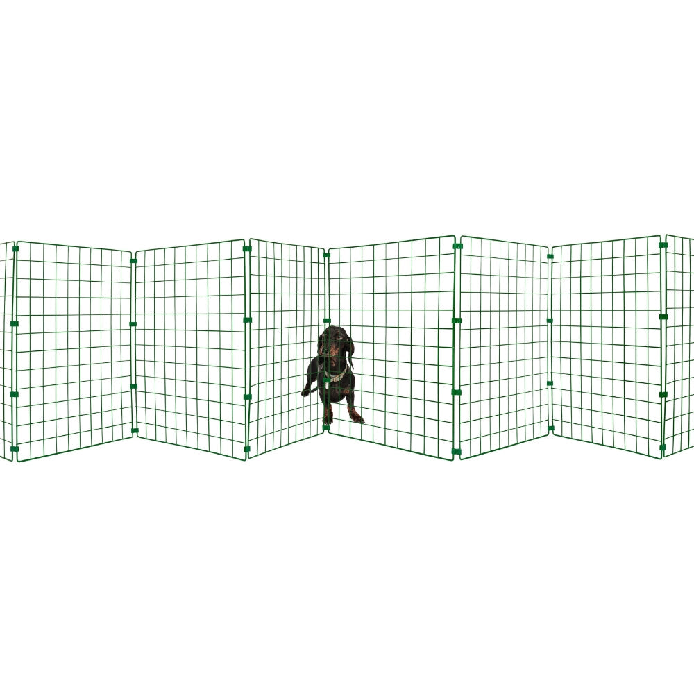 Dog fence panels with 50mm mesh for puppies and small breeds