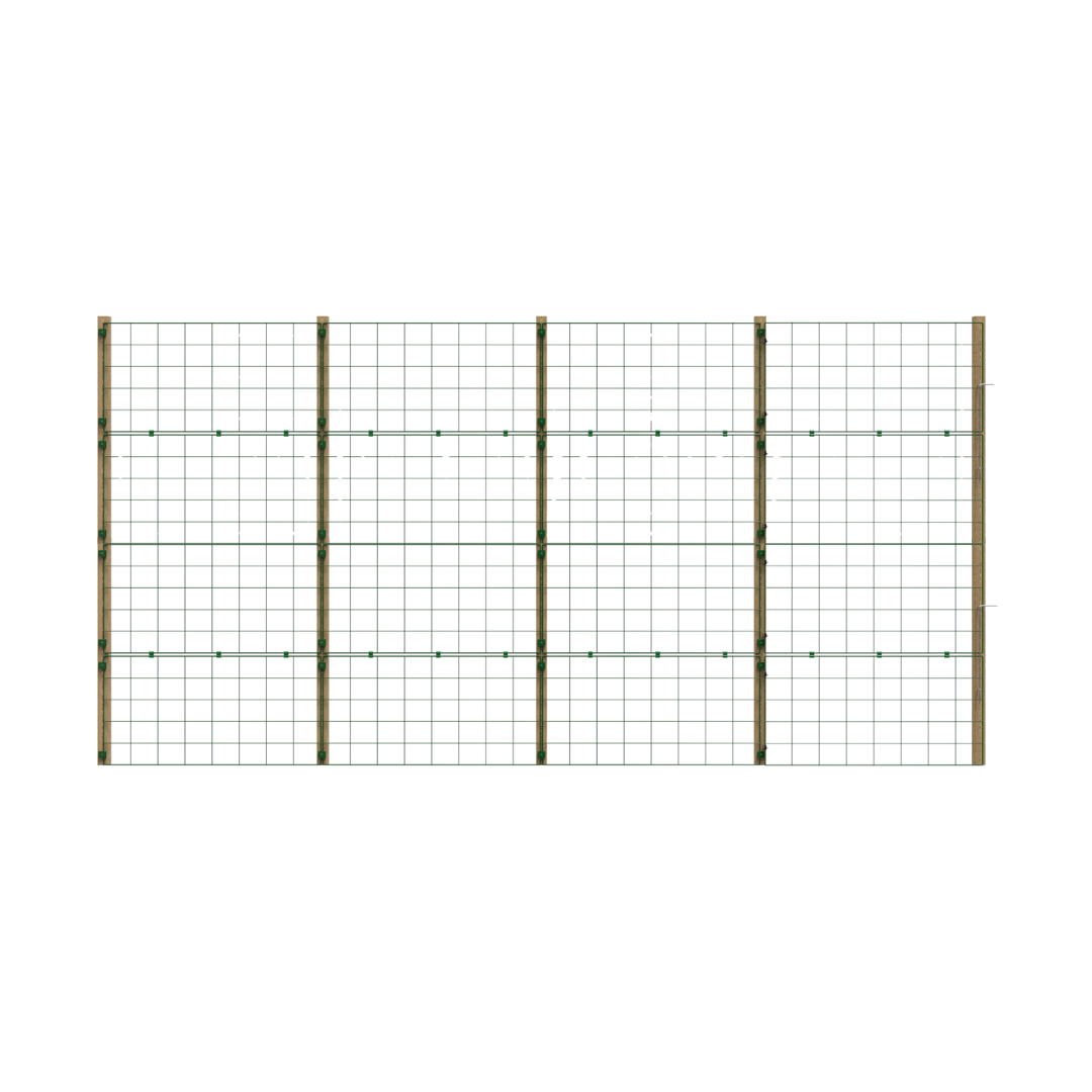 2m high garden fence panels
